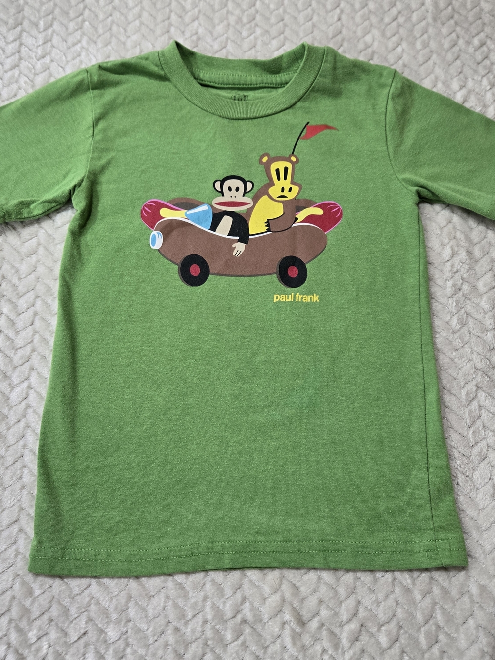 Paul Frank Green Tee with Julius Car Graphic